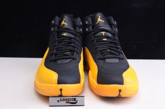 Rep Husky Air University Gold 130690-070 Retro Jordan 12 Black 0629